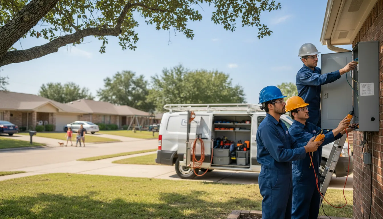 Certified electrician providing emergency electrical services in Burr Oak, KS